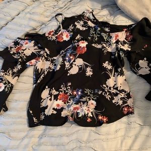 Medium cold shoulder blouse